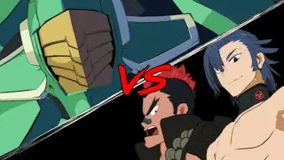 Kill La Kill - IF - Uzu Sanageyama vs. Nudist Beach