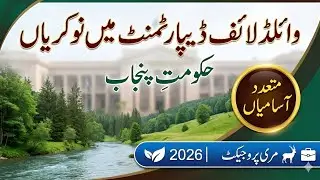 Punjab Wildlife Department Jobs 2026 | Latest Government Jobs | Multiple Vacancies