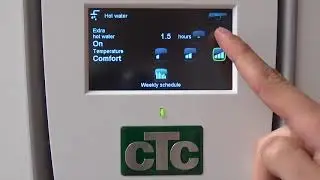 ISOenergy instructional CTC video - Changing hot water temperature