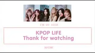 I'm so sick 1도없어 - Apink Karaoke ver