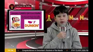 Ben Franklin Middle School Morning Announcements 1/12