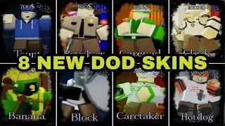 WINNING WITH EVERY NEW DIE OF DEATH SURVIVORS SKINS | Roblox Forsaken