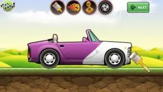 Car Wash CABRIOLET | Toy Cars for Kids | Game App for Kids - Car Wash & Design