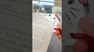 💕Cute DIY Bookmark!? #diy #diybookmark #diycrafts #cutecrafts #papercrafts #craft #crafts
