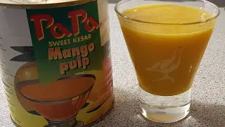 Mango juice using mango pulp/how to make Mango Juice/Mango pulp Juice @EasyAndQuickRecipes