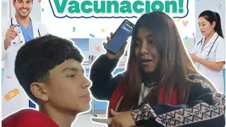 NOS VACUNAN EN LA PREPA 😰 || Eyali