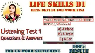 IELTS B1 Life Skills Listening||2022||PracticeTest 1||Questions & Answers|| Complete Listening Test