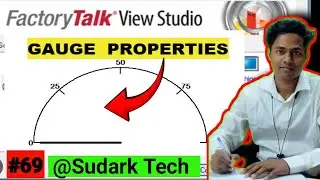 Gauge Properties in Factory Talk View Studio HMI | Rockwell Automation | Sudark Tech
