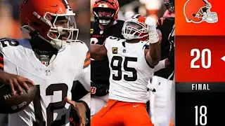 Shedeur Sanders GAME WINNING DRIVE | Myles Garrett NFL SACK RECORD 