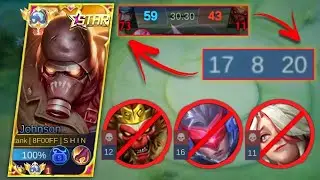 LOCK CORE WITH JOHNSON MAGE!! TERRIBLE DAMAGES - BUILD TOP GLOBAL JOHNSON - NEW ITEM JOHNSON DAMAGE