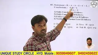 Unique Study Circle-26th Grand Test- Reasoning explanation-part-2