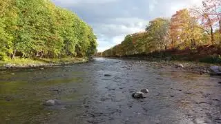 Carrabassett River in Kingfield, Maine