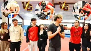 Dobre Brothers | In the gymnastics challenge, the last pair to stop kissing Wins!