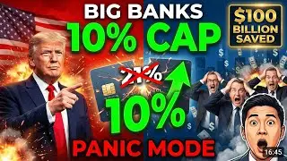 BIG BANKS PANIC: Trump Moves to Slash Credit Card Rates to 10%. ($100B Saved)