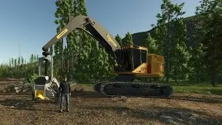 FS25 Тестирование обновления FDR Logging 8.0 на (Farming Simulator 25)
