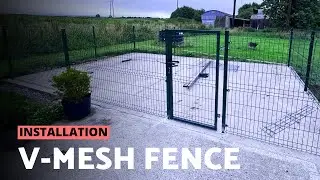 3D Green V-Mesh Fence | How to Install