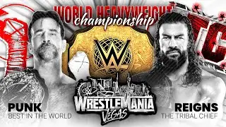 ROMAN REIGNS v CM PUNK Custom Match Card Design 🔥 | Wrestlemania 42 | Alight Motion