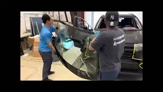 2019 Toyota Rav4 windshield replacement Sam Auto Glass Calgary