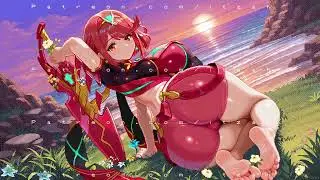 Pyra Pixel art wallpaper preview.