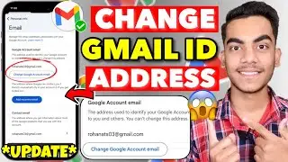 GMAIL BIG UPDATE  | How To Change Gmail ID Username 2026 | Gmail ID Kaise Change Kare