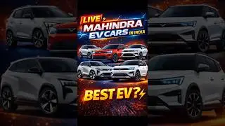 LIVE Mahindra EV Cars in India! ⚡🚗#MahindraEV #ElectricCarsIndia #viral