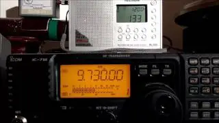 Myanmar Radio in Burmese dialect 9730KHz of Yangon, Myanmar - 08JAN2017 01:33 utc