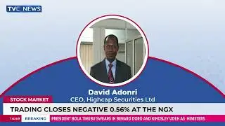 David Adonri Analyses Market Performance As Trading Closes Negative 0.56%