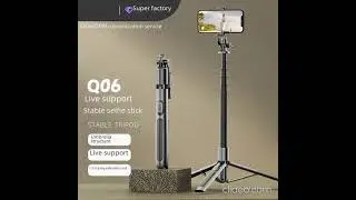 Q06 Live Broadcast Stand Extended Aluminum Alloy Bluetooth Selfie Stick