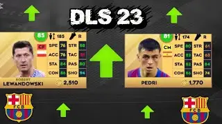 DLS 23 BARCELONA PLAYERS RATİNG! - DREAM LEAGUE SOCCER! 🔥☃️