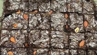 Chocolate Fudge Brownies with Flaky Top Recipe | by Chef A K R 