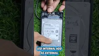 Convert Internal HDD to External Hard Drive Using Enclosure Case 🔥 Computer Zen #desktopicons