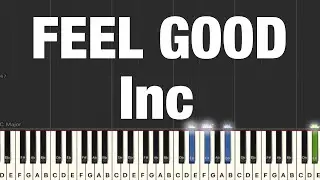 Gorillaz - Feel Good Inc Piano Tutorial | Medium 