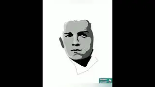 Draw tom holland using python with 3 lines of code#python #animation #sketchpy