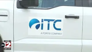 Low-flying helicopters inspecting power lines over Mid-Michigan