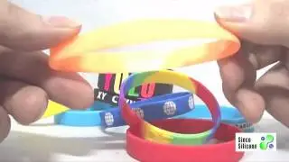 Custom silicone bracelet wristband quality review hands on -sincosilicone manufacturing