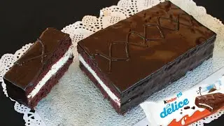 غير ببيضة واحدة فرحي وليداتك باروع واسهل كيك كيندر دليس عاااامر شكلاط خفيف ولذيـذ كيحمق ضروري تجربيه