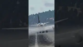 747 FIGHT WITH CROSSWINDS #boeing #crosswind