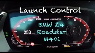 BMW Z4 M40i // Launch Control Acceleration