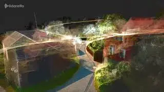 Lidaretto - Combined UAV & mobile mapping of village in Czech Republic