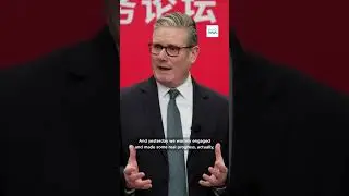 UK Prime Minister Keir Starmer addresses UK and Chinese businesses