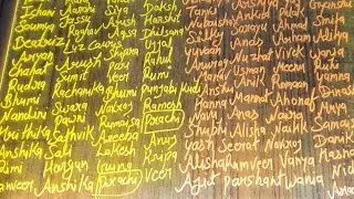 I'm writing my cute subscribers name#creativedeeptijain144#tranding#livesteam#subscriber#name#shorts