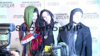 Bam Margera, Nicole Boyd, and guest at 'Jackass Presents:...