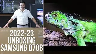 2022 Samsung Q70B QLED Unboxing Setup & First Impressions