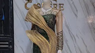 Process Video of How We Hung the Spiral Design on the Dress (Unedited)