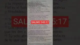 SALMO 145:17 #lospasajesdelabiblia #biblia #palabradeDios