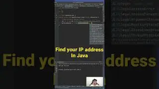 Find your IP address in Java program.