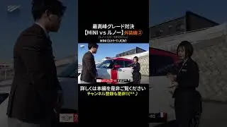 MINI VS ﾙﾉｰ【外装編②】ｶﾝﾄﾘｰﾏﾝJCW &times; ﾒｶﾞｰﾇRSｳﾙﾃｨﾑ #mini #renault  #minicountryman #minijohncooperworks
