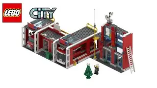 LEGO City 7208 | Fire Station | 2010