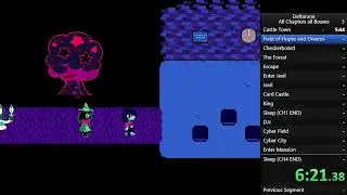 My first attempt at Deltarune All bosses Run (Deltarune Speedruns)