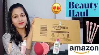 AMAZON BEAUTY Haul May 2022 |Skincare & Makeup Products| Makeup by Nidhi